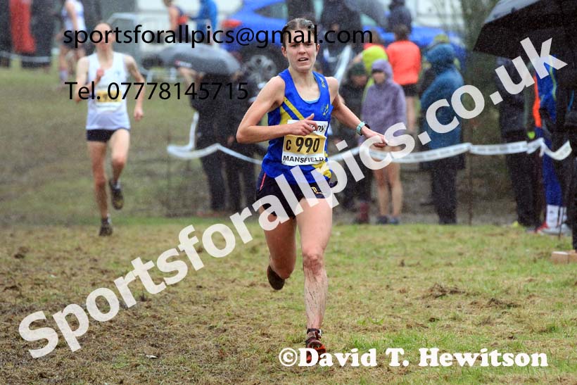 Senior Womens 2023 National Cross Country Relays, Berry Hill Park, Mansfield.  Photo: David T. Hewitson/Sports for All Pics